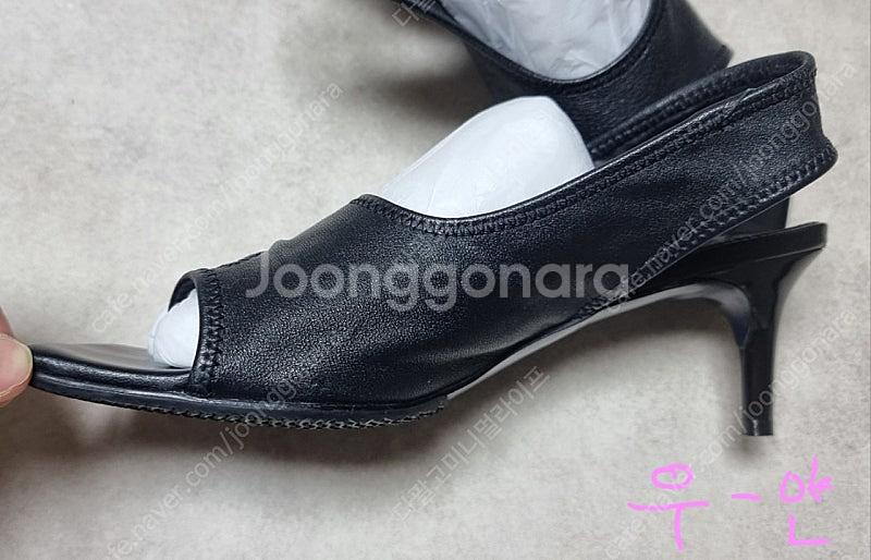 슈콤마보니 Lamb span heel sandal(bl...--7
