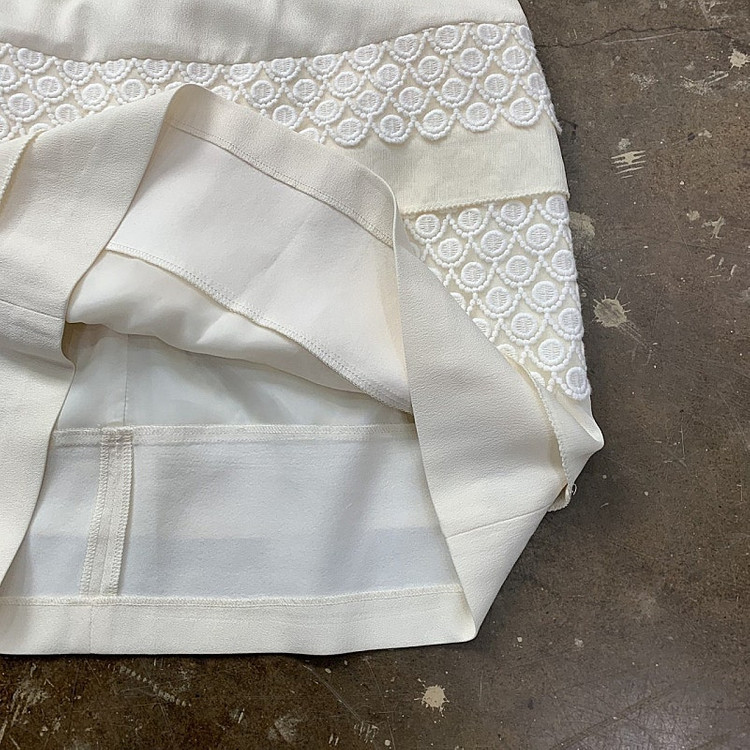 2) 라인 레이스 스커트 치마--1