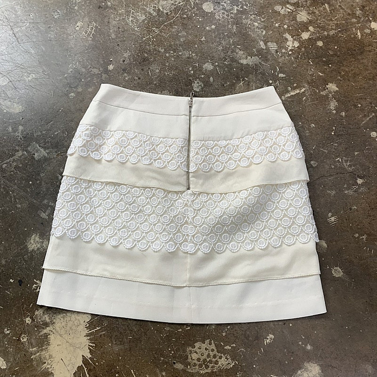 2) 라인 레이스 스커트 치마--2