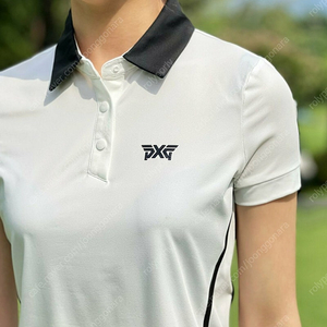 PXG 우먼 썸머 베이직 쇼츠 슬리브 티셔츠