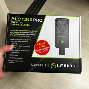 르윗 240 pro 마이크 lewitt 240 pro