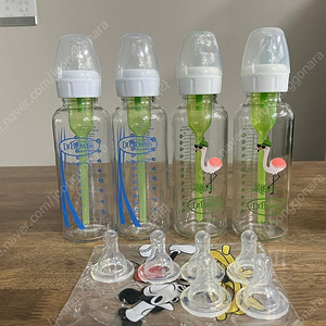 닥터브라운 젖병 250ml+ 내로우넥 꼭지