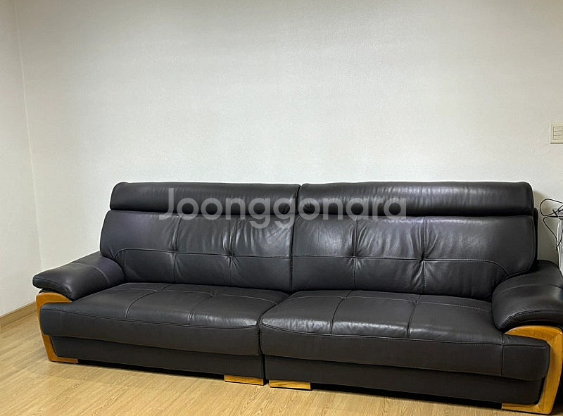 다우닝 4인용 가죽쇼파--0