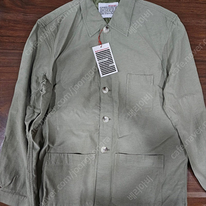 벌스데이수트 프렌치 워크 자켓 FRENCH WORK JACKET FLOWER 올리브 M(가격인하, 새상품, 택포)