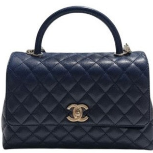 샤넬 코코핸들 아웃스티치 샴페인골드 구미듐 현라지 새것