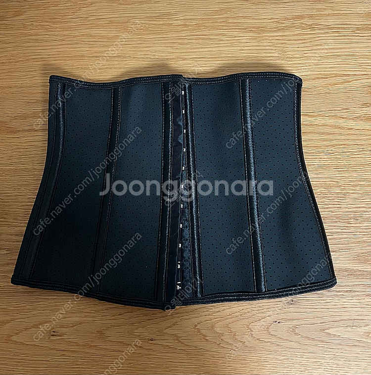 머슬앤뷰티 흉곽 헬스 코르셋 블랙 S 9본 short24cm 새상품--0