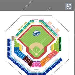 8월24일(토)/삼성 라이온즈VS 롯데 자이언츠/1루 내야지정석 양도드립니다.