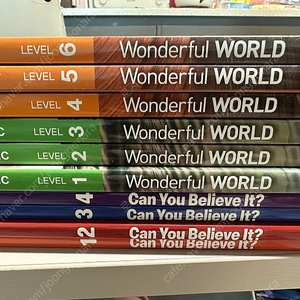 Wonderful world basic set(ngo) 원더풀 월드 베이직 세트 / Can you beleive it? 캔유빌리브잇1~4권 어학원 교재