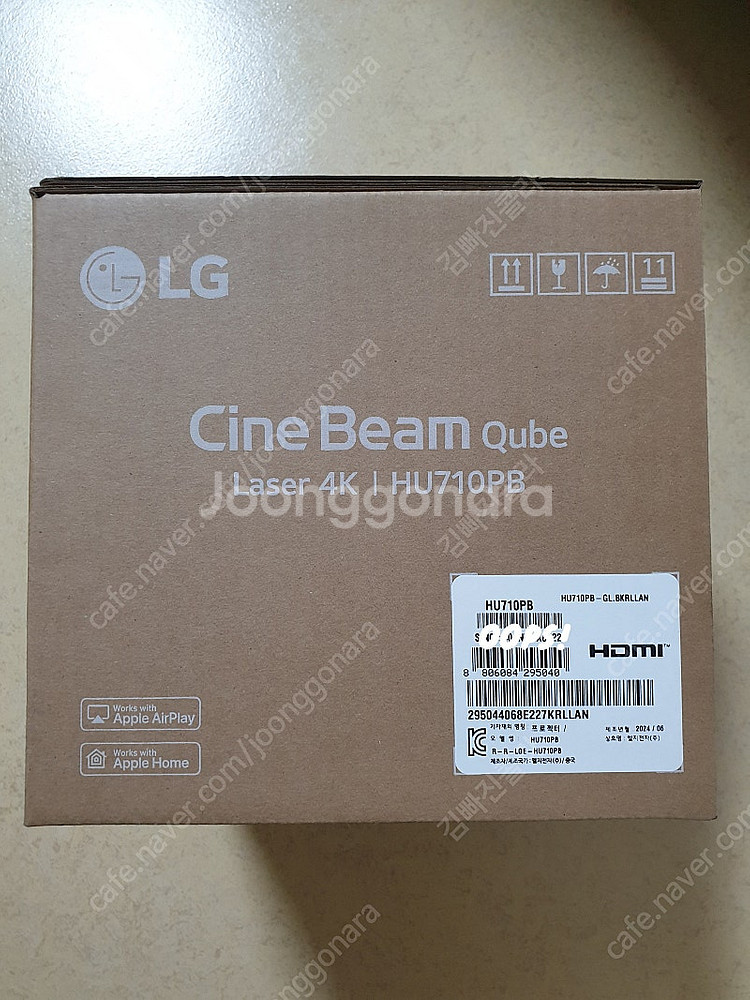 LG 시네빔 큐브(Qube) HU710PB 프로젝터 판...--1