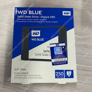 (미개봉)웬디 Western Digital WD Blue 3D SSD (250GB) 팝니다.