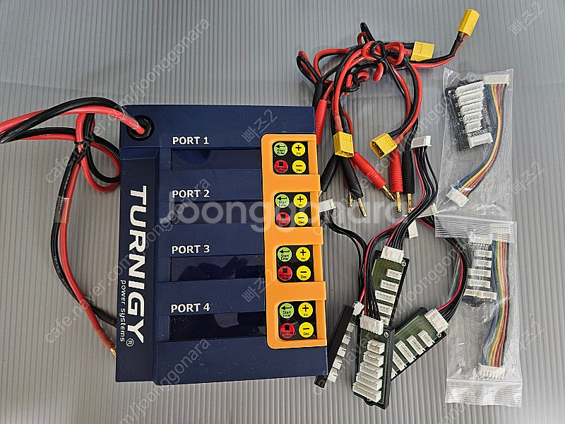 RC용 터니지 4x6S 400W 리튬폴리머 배터리 충전...--0