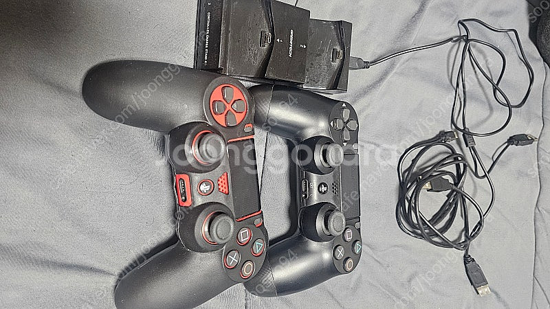 PS4 플스4 블랙 1TB 풀박스,악세사리,타이틀CD ...--1