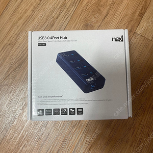 USB 3.0 4포트 유전원허브(NX778-1) 미개봉 판매합니다.