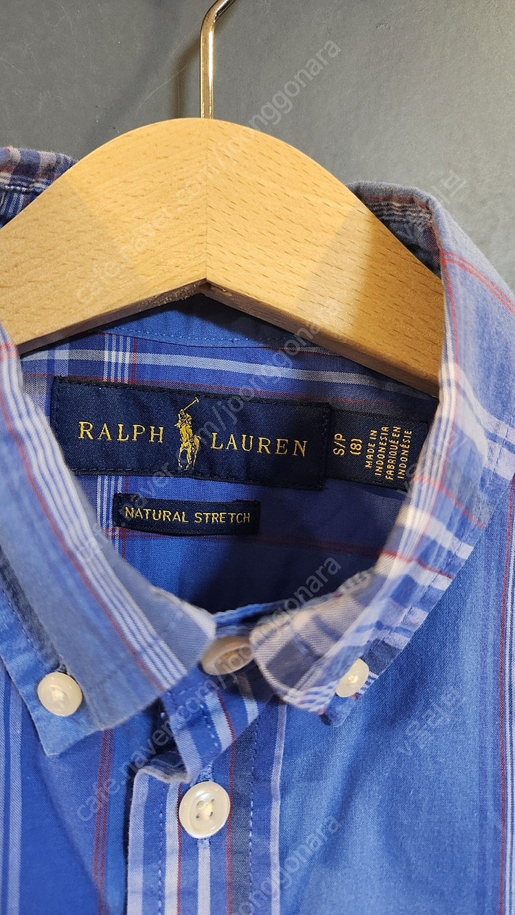 폴로 랄프로렌 키즈 체크 셔츠 남방 8 사이즈 / 140--2