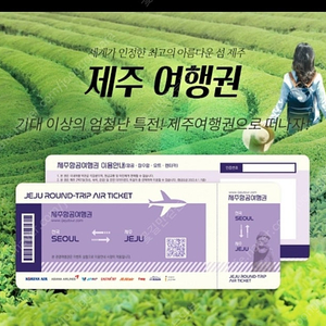 2인 제주도 2박3일 왕복 항공권+렌트+숙박 이용권