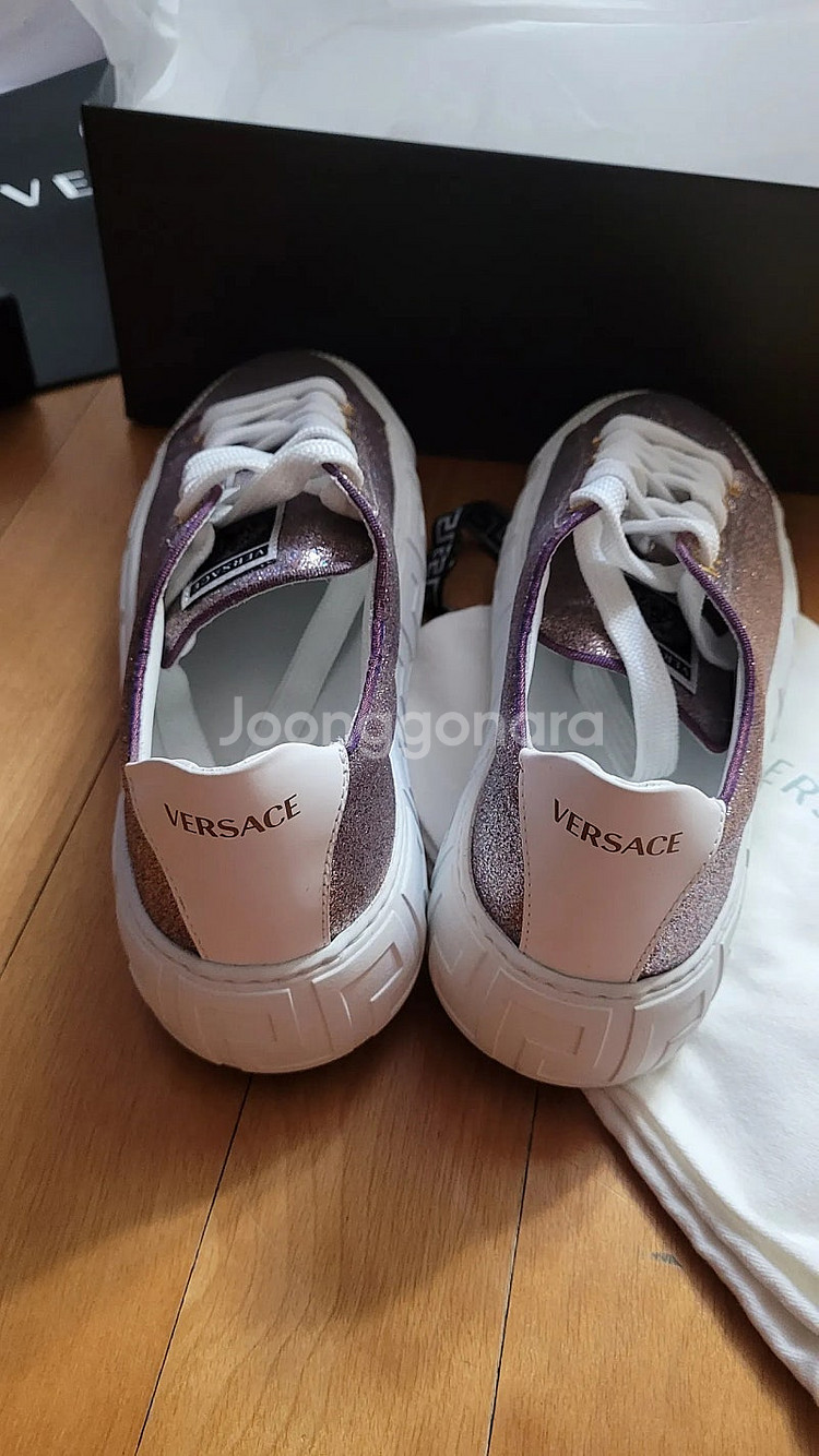 베르사체 글리터 슈즈 지미추 다이아몬드 트레일 구찌 슬...--4