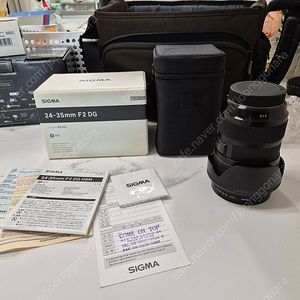 시그마 아트 24-35mm f2 캐논마운트