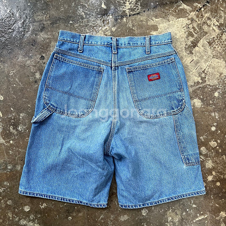 30) 90s 디키즈 버뮤다팬츠 데님 카팬터팬츠 청반바...--2
