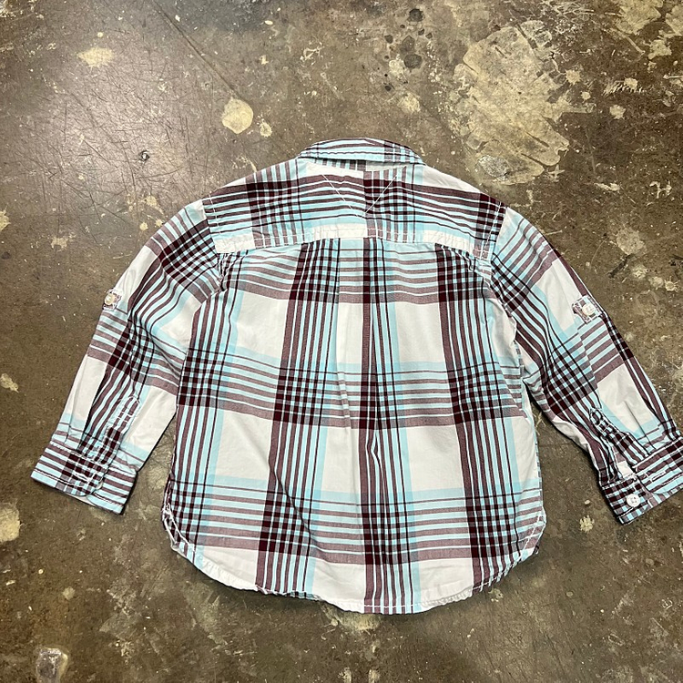 18m) 타미힐피거 키즈 체크 셔츠 남방 폴로 랄프로렌 빈폴 헤지스--4