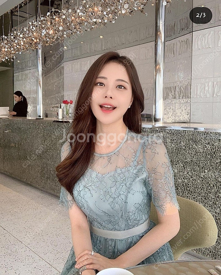 로아르 loar 엘사원피스 김민영 아옳이 착용--0