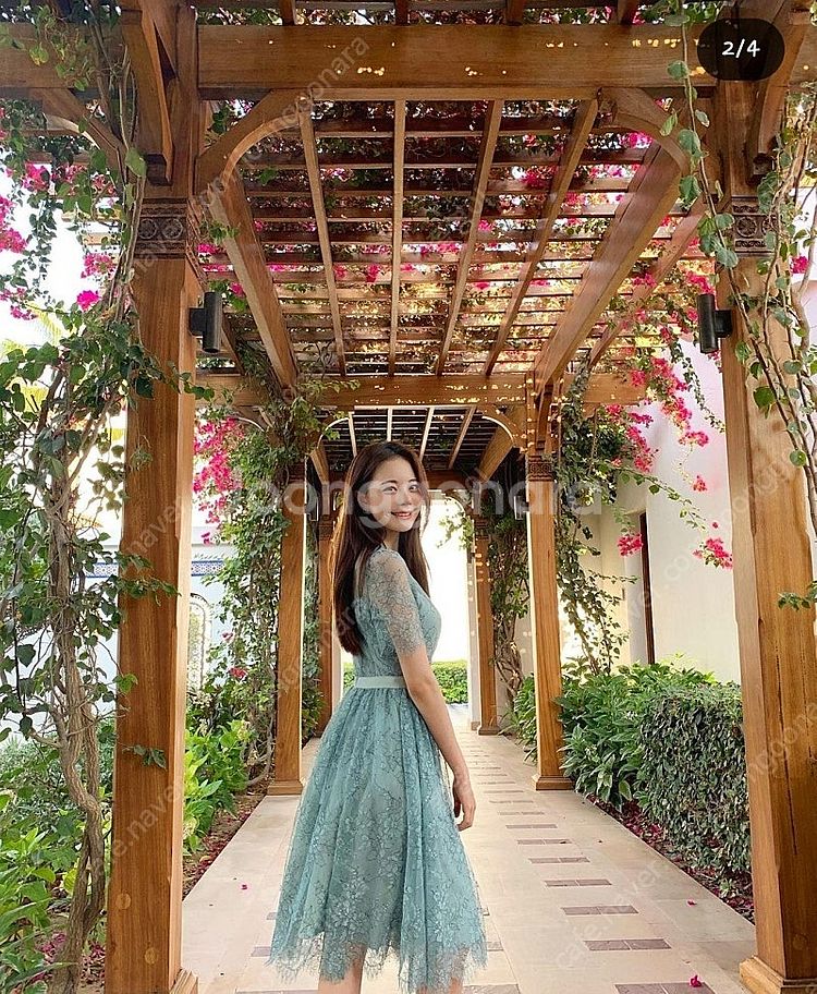 로아르 loar 엘사원피스 김민영 아옳이 착용--3