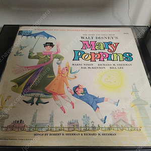 월트 디즈니 매리 포핀스 Mary Poppins 1964년 미국초판 희귀 엘피 LP