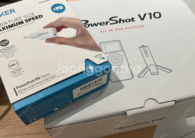 (새상품)캐논파워샷v10 풀세트/브이로그카메라/캐논액션...--1