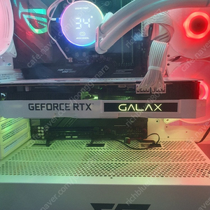 갤럭시 RTX 3070 EX GAMER WHITE 10G 그래픽카드 판매합니다.