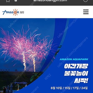 당진 아마존 아쿠아파크 대형 카바나 오후야간 이용권 8/17(토)