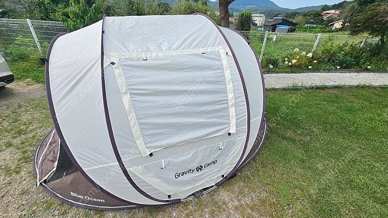 그라비티캠프 몬스터 6~7인용 원터치 그늘막 텐트 판매합니다--2