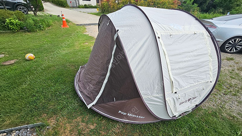그라비티캠프 몬스터 6~7인용 원터치 그늘막 텐트 판매합니다--4