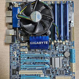 [ 판매 ] GIGABYTE GA-X58A-UD3R + I7-960 + KHX1600C9D3K3/3GX