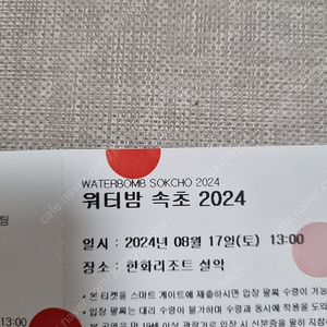 워터밤 속초 2024