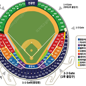 08/24(토) 두산 한화 1루 익사이팅존 2연석 판매