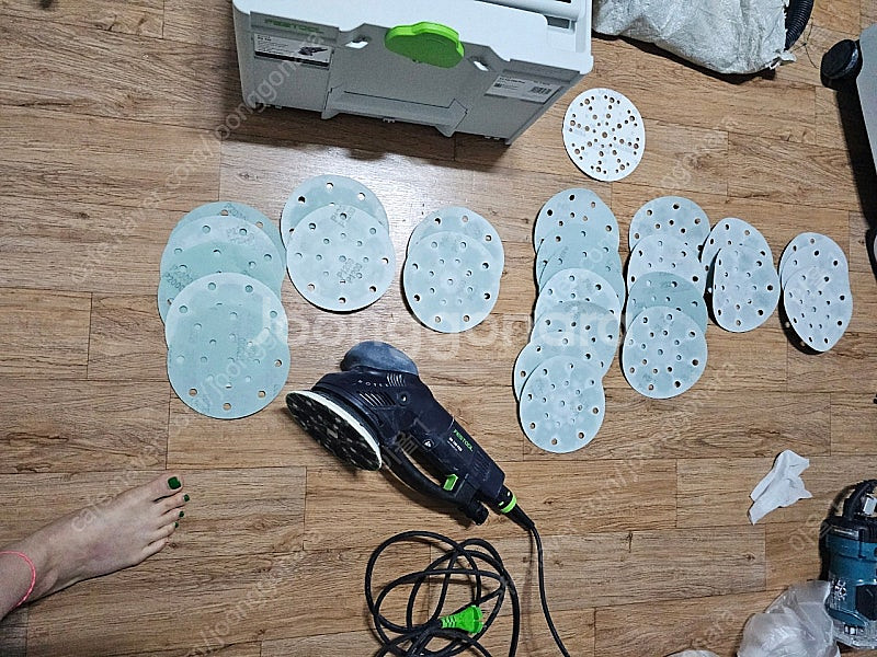 인조대리석상판보수 수리 전동공구+집진기 세트 판매--4