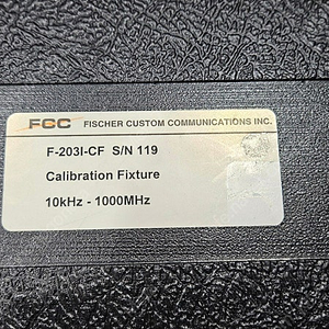 FCC F-203l-CF Calibration Fixture 중고판매