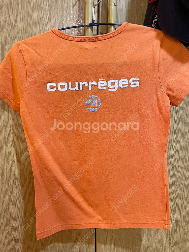 급)꾸레쥬 빅로고 반팔티 38사이쥬 상태완전좋음--2