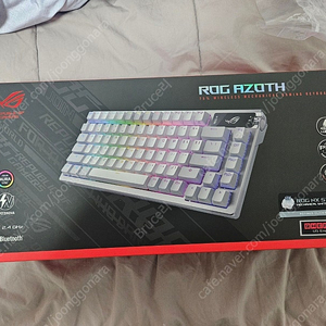 ASUS ROG AZOTH NX MoonLight White PBT (청축) 박풀 신동품 급