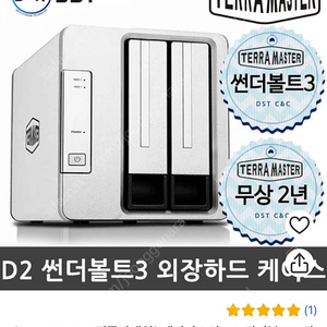 테라마스터 D2 썬더볼트3 + 커스텀 맞춤 케이스