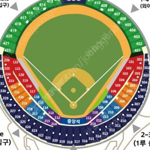 17일 잠실야구장 외야그린석 한 자리