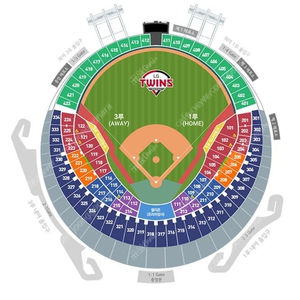 8.18 기아 LG 3루쪽 외야 420블럭 정가판매