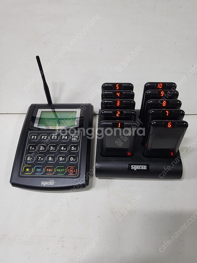 씨스콜 진동벨 10개 세트 팝니다 GP-200R--4