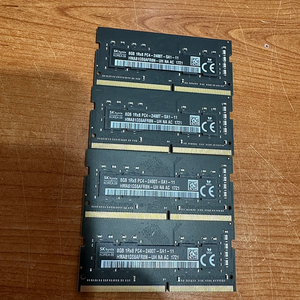 노트북용 램 ddr4 2400t 8g 4장