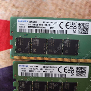 삼성 메모리 팝니다 DDR5 32G 4800 새제품 팝니다