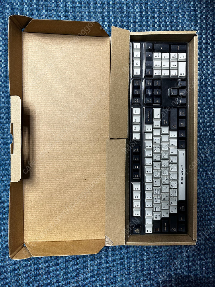 덱 거북선 키보드 풀배열(헤슘) LED(노랑), 은축 (구매 시 공홈에서 커스텀 풀윤활한 제품) 이미지