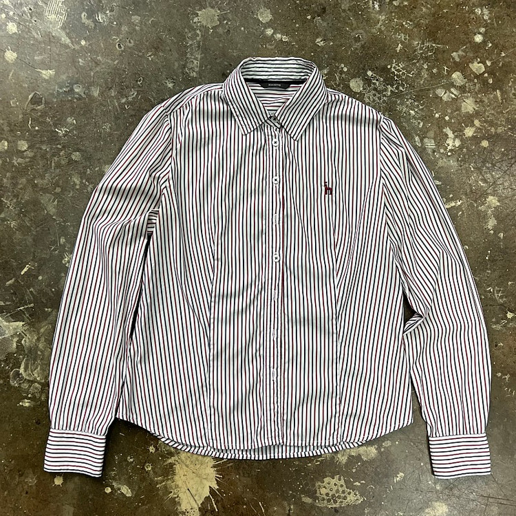 90) 헤지스 스트라이프 셔츠 남방 폴로 랄프로렌 빈폴 이미지