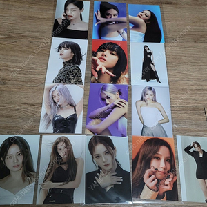 (SET) 블랙핑크 블핑 정규 앨범 THE ALBUM 더앨범 디앨범 (LOVESICK GIRLS) (럽식걸) 랜덤 엽서 세트로 판매합니다! (제니, 리사, 로제, 지수)