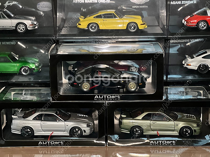 1:18 Autoart Mazda RX-7 BBS Bl...--1