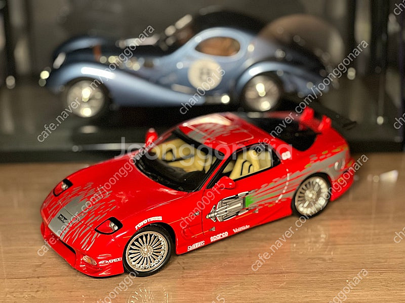1:18 Autoart Mazda RX-7 BBS Bl...--2