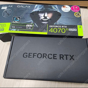 그래픽 카드 지포스 RTX 갤럭시 4070 Ti super /새제품